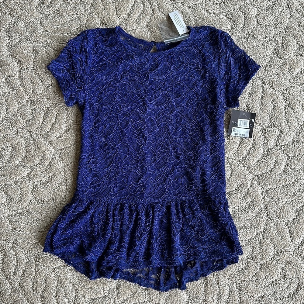 Topshop Size 2 purple top new with tags!